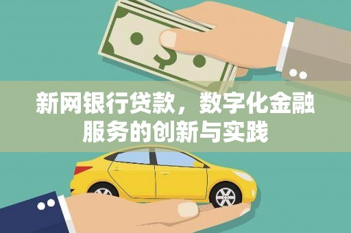 丰满新网银行贷款，数字化金融服务的创新与实践