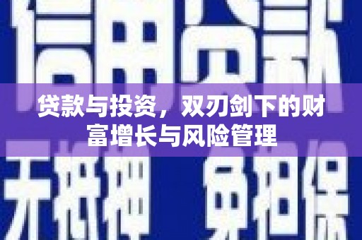 丰满贷款与投资，双刃剑下的财富增长与风险管理