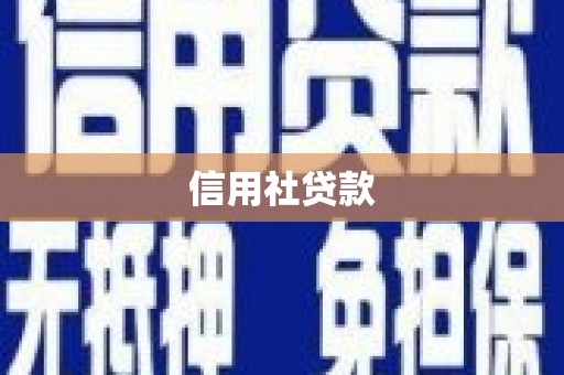 丰满信用社贷款