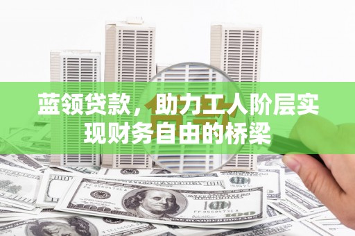 丰满蓝领贷款，助力工人阶层实现财务自由的桥梁