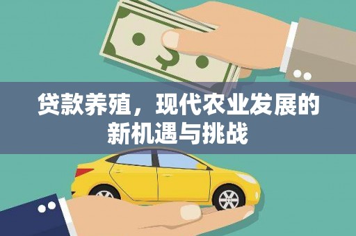 丰满贷款养殖，现代农业发展的新机遇与挑战