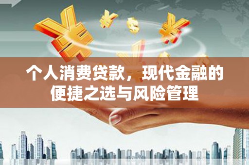 丰满个人消费贷款，现代金融的便捷之选与风险管理