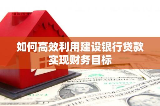 丰满如何高效利用建设银行贷款实现财务目标