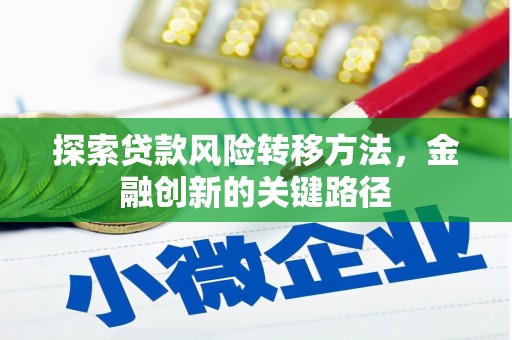 丰满探索贷款风险转移方法，金融创新的关键路径
