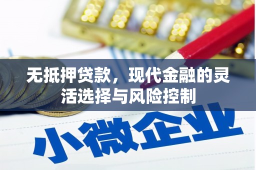 丰满无抵押贷款，现代金融的灵活选择与风险控制