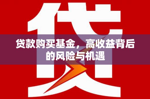 丰满贷款购买基金，高收益背后的风险与机遇