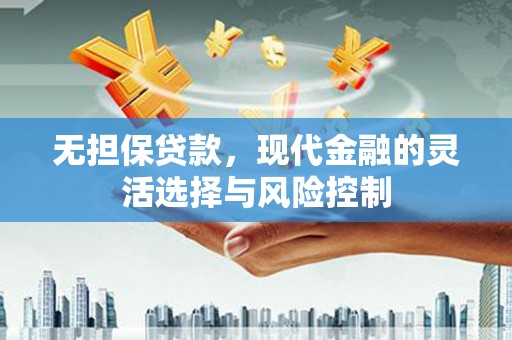 丰满无担保贷款，现代金融的灵活选择与风险控制
