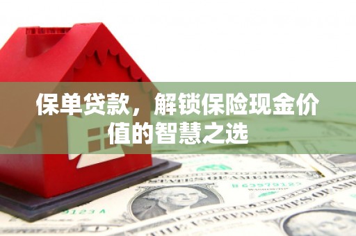 丰满保单贷款，解锁保险现金价值的智慧之选