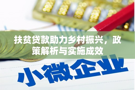 丰满扶贫贷款助力乡村振兴，政策解析与实施成效