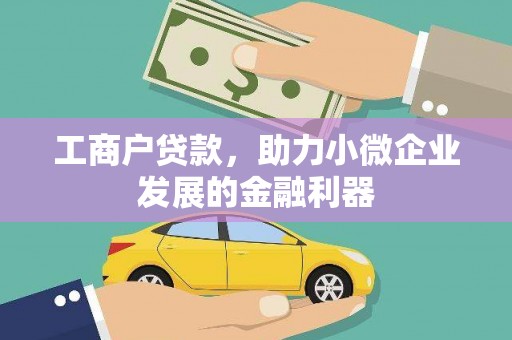 丰满工商户贷款，助力小微企业发展的金融利器