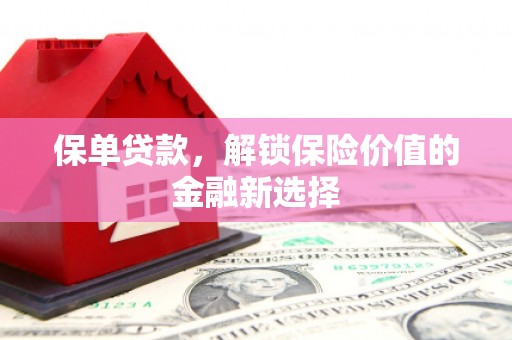 丰满保单贷款，解锁保险价值的金融新选择