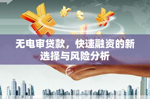 丰满无电审贷款，快速融资的新选择与风险分析