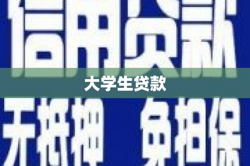 丰满大学生贷款