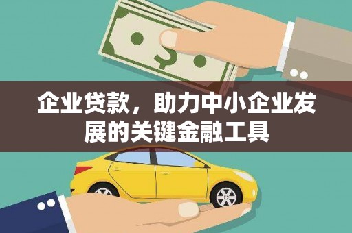 丰满企业贷款，助力中小企业发展的关键金融工具