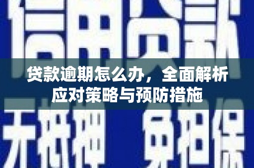 丰满贷款逾期怎么办，全面解析应对策略与预防措施