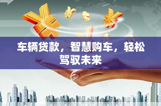 丰满车辆贷款，智慧购车，轻松驾驭未来