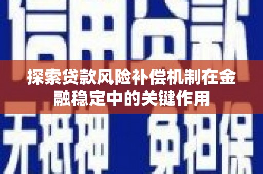 丰满探索贷款风险补偿机制在金融稳定中的关键作用