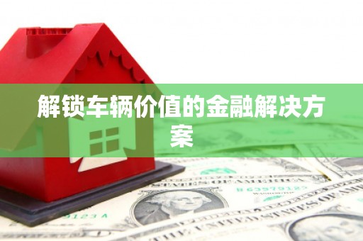 丰满解锁车辆价值的金融解决方案