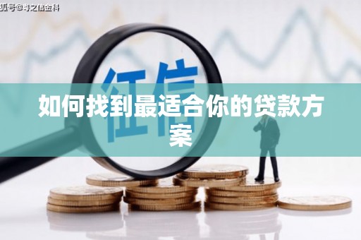 丰满如何找到最适合你的贷款方案