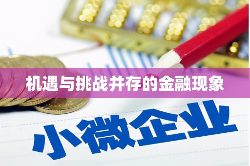 丰满机遇与挑战并存的金融现象